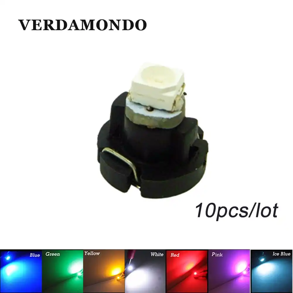 Ultra Bright High Power SMD Blue 3528 LED Neo-Wedge Light Bulbs T3-10 pcs