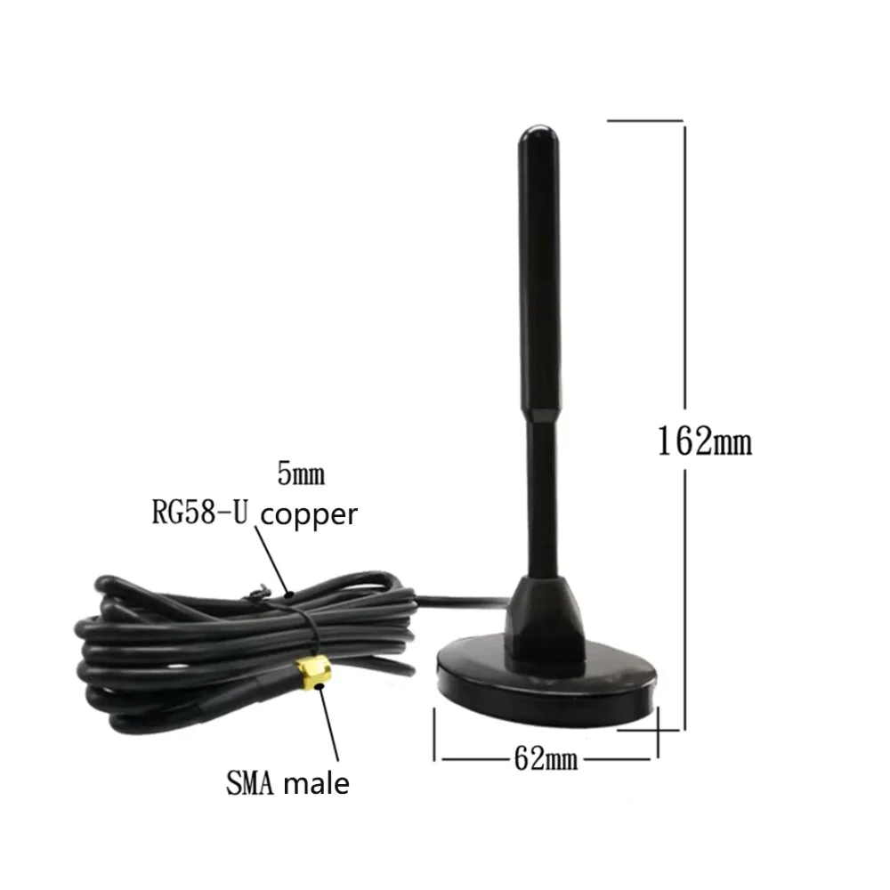 4G чистая медная присоска антенна 5dbi SMA Мужской беспроводной Wifi маршрутизатор внешняя антенна