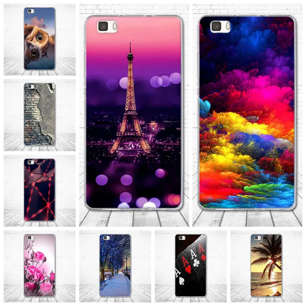 

For Huawei P8 Lite Case Soft Silicone TPU Back Cover 3D Pattern Bag Capa For Coque Huawei Ascend P8 Lite P8Lite 2016 Phone Cases