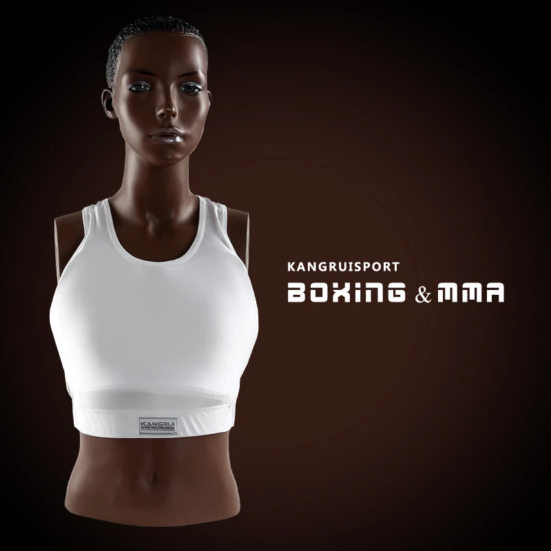 Female Inner chest protector Women boxing bra high rebound training