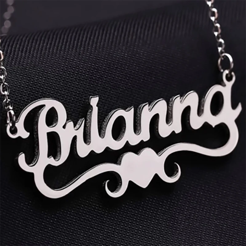 

Custom Necklace Name Pendant Stainless Steel Jewelry