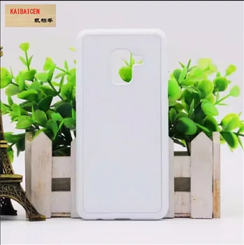 

DHL Freeshipping For Samsung A5 2018/A8 2018 /A8 2018 Plus Case TPU+PC soft 2D Sublimation Blank Heat transfer Phone Cover Case