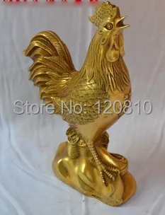 

Brass Copper statue Brass fu word chicken lucky Bronze