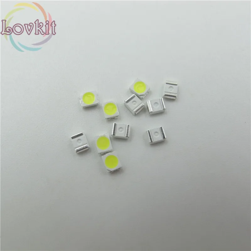 5000 шт./лот PLCC 2 теплый белый светодиод 1210 3528 SMD ультра яркие светодиоды 3 0 V 2800 3500K