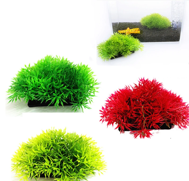 Aquarium Water Weeds Ornament Plant Fish Tank Decorations & Ornaments Artificial Grass Decor Hot 23