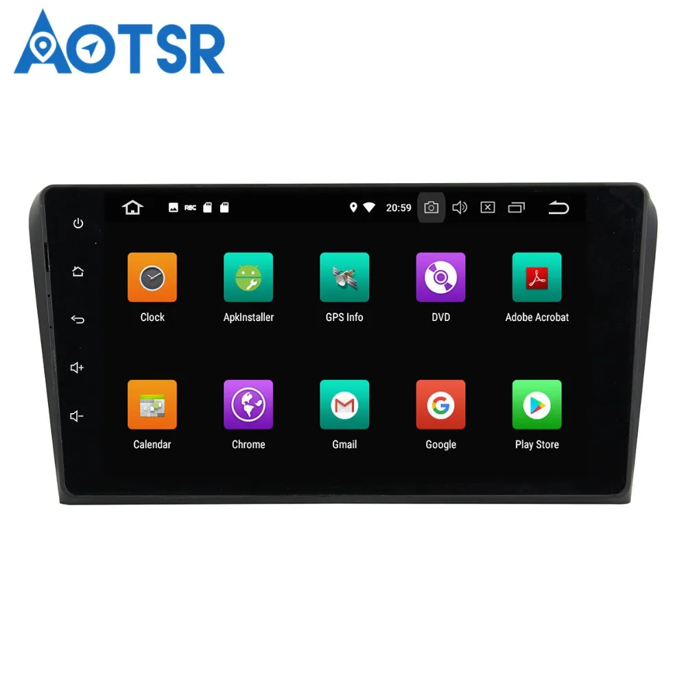 Perfect Aotsr Android 8.0 7.1 GPS navigation Car DVD Player For Mazda 3 2010-2012 multimedia radio recorder 2 DIN 4GB+32GB 2GB+16GB 3