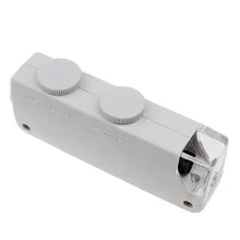 1 шт. новые качественные ручной 160X-200X увеличение зум-объектив светодиодный светильник ed светильник Светодиодные лампы карманный микроскоп увеличительное стекло лупа горячая распродажа