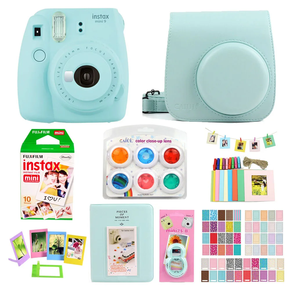 Fujifilm Instax Mini 9 Instant Printing Camera With Film Photo Paper Camera Protection Case Bag Accessories Bundle Fujifilm Instax Mini 9 Instant Printing Camera With Film Photo Paper Camera Protection Case Bag Accessories Bundle