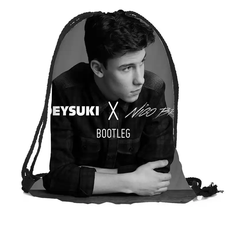 shawn mendes drawstring bag