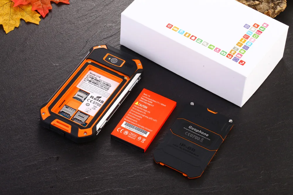 Оригинальный аккумулятор для телефона Guophone v19 4500 мАч смартфона GuoPhone V19 Android MTK6580 Quad