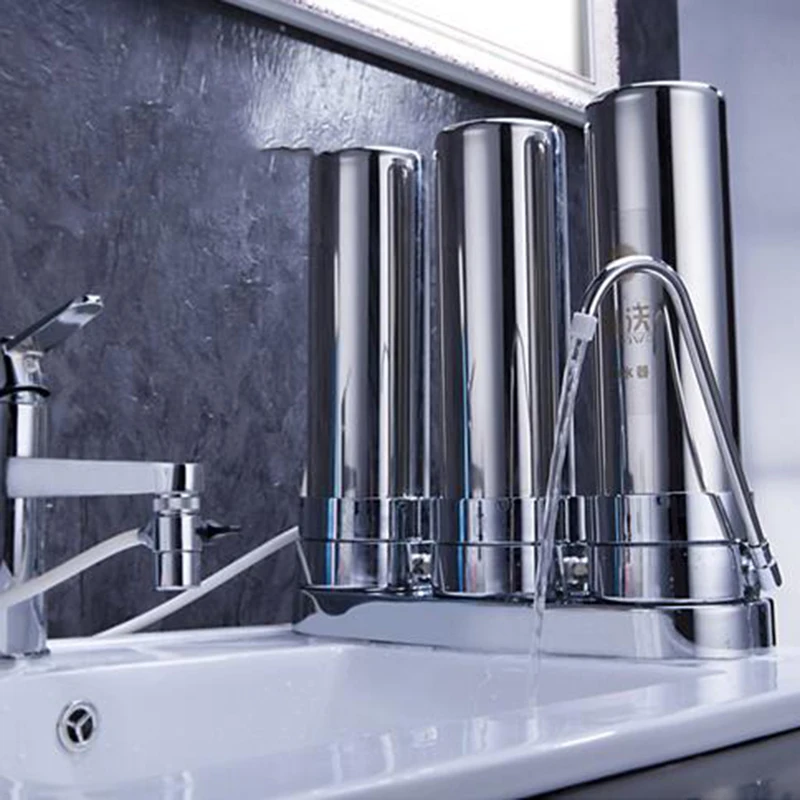 

High Quality 3 Garde 304 Stainless Steel Water Filter Ultrafiltration Water Purifier
