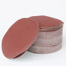 50pcs/set 6 inch Round sandpaper Disk Sand Sheets Grit 60/120/150/180/240/320 Hook & Loop Sanding Disc for Sa'der Grits