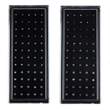 Кристальное носовое кольцо из нержавеющей стали, набор для женщин и девочек, хирургический стальной нос, пирсинг, кристалл, нос, шпилька, много ювелирных изделий для тела#281669