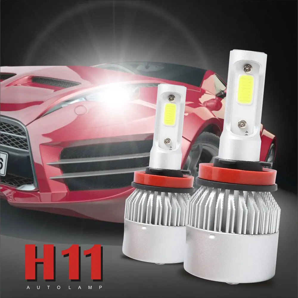 DIC 5 пар S2 H11 H4 светодиодный лампы автомобиля фар H7 H1 H13 H3 H27 9005/HB3 9006/HB4 9007 подол