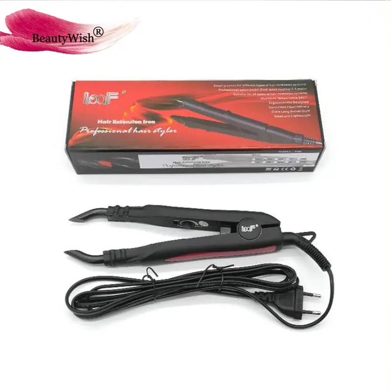 1pc Adjust-Temp Hair Extension Fusion Connector Red and black Hair Extension Fusion Iron