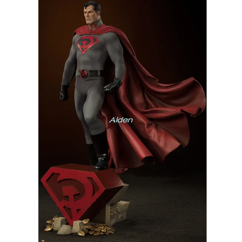 2" Супермен: Красный Сын Статуя супергерой бюст Супермен полная длина портрет PF Кал-Эль анимационная фигурка GK Коллекционная модель игрушки B979