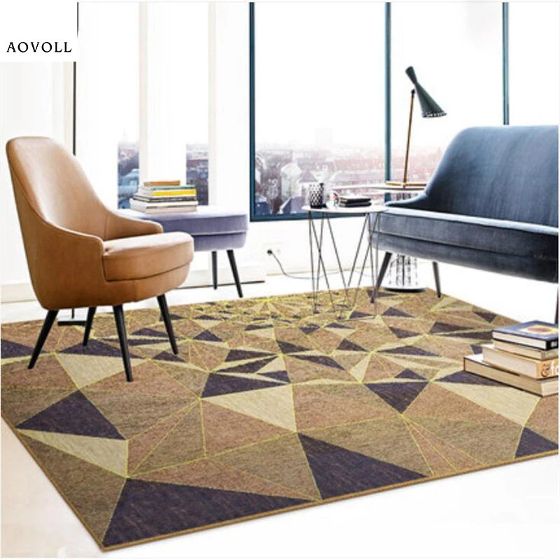 

AOVOLL New Creative Soft Carpets For Living Room Bedroom Rugs Carpet Children's Room Floor Carpets Nordic Decoration Home Baby