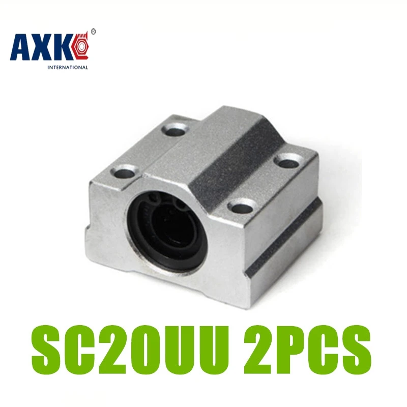 

2018 Promotion Aluminium Rolamentos Rodamientos Axk All New Sc20uu 20mm Linear Ball Bearing Xyz Table Cnc Router Scs20uu 2pcs