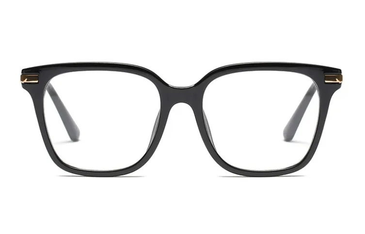 Женские квадратные очки с кошачьим глазом, мужские брендовые дизайнерские UV400 оптические модные очки, компьютерные очки 45504