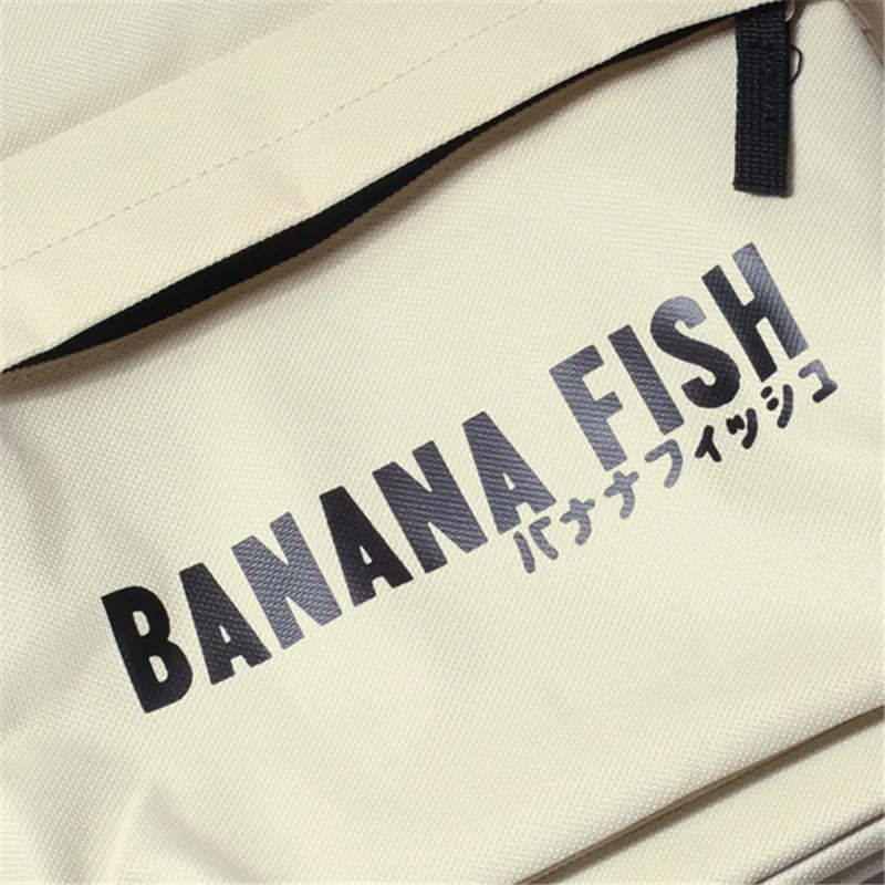  BANANA FISH Cartoon Backpack Laptop Men Women Cosplay Oxford School Bag Teenage Boys Large Backpack