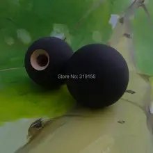 Черная резиновая кендама мяч$1,50 USD, Dia. 6 см из бука, подходит с 18 см Kendama(резиновая краска) шарик из бука