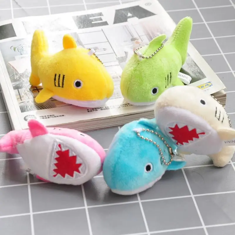 

1 pc new Hot sale small Shark plush doll Cartoon animals Shark plush Pendant toys children plush gift