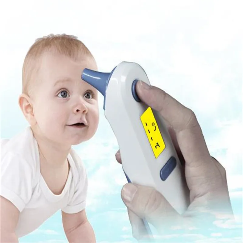 Ear forehead thermometer multi function portable electronic infrared