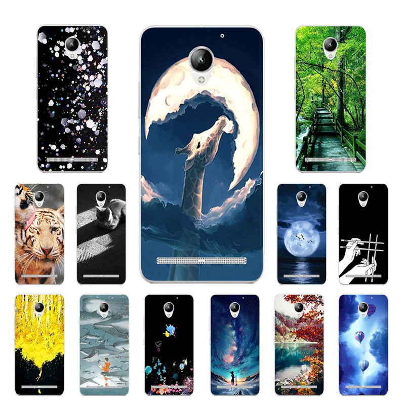 Для Lenovo Vibe C2 K10A40 чехол с принтом млекопитающих TPU для телефона силиконовый