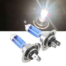 2 шт. H7 галогенные лампы 6500 к белые Противотуманные фары лампы для автомобиля 12V H7 55 Вт галогеновые лампы для фар фара светильник парковки