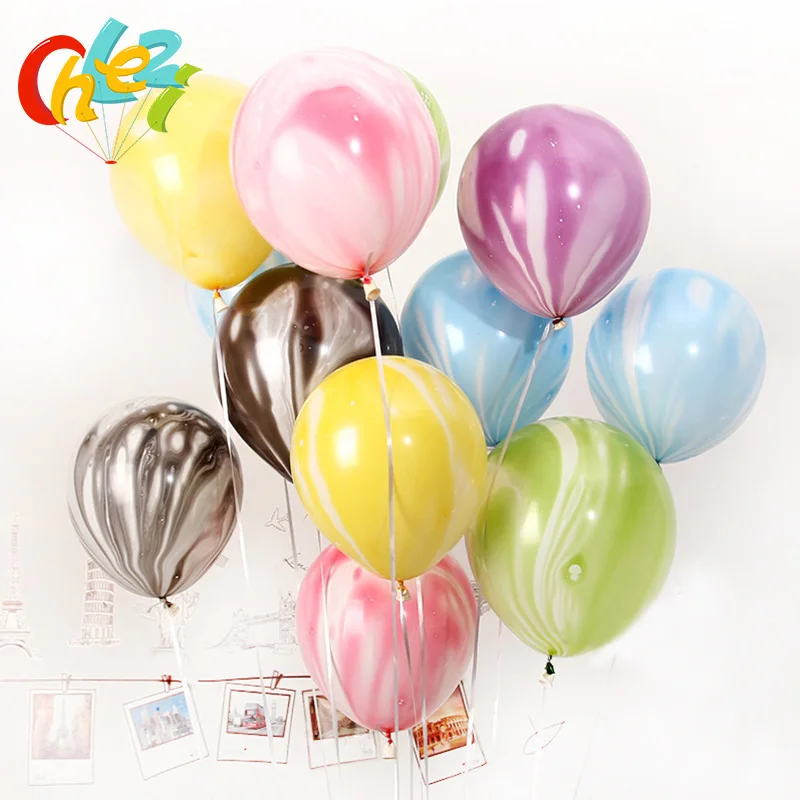 

10pcs 12inch Black purple red Marble Balloons Bouquet Balloon Baby Birthday Wedding Party Christmas New Year Decoration supplies