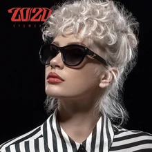 20/20 Марка Дизайн Женщины Круглые Поляризованные Солнцезащитные Очки Женские Солнцезащитные Очки Ретро Стиль Оттенки Очки cuculos Feminino PL361