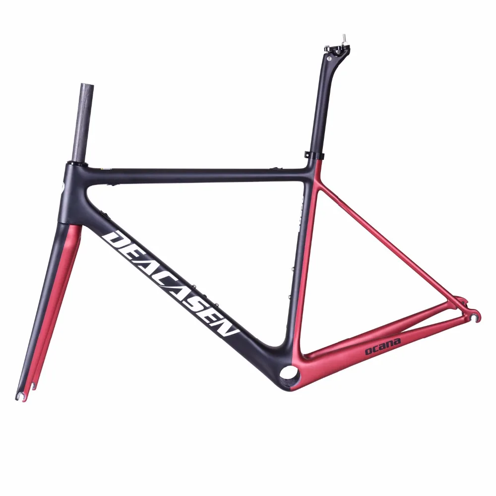 DEACASEN T800 Super light Cheap Di2&mechanical 2018 carbon fiber bike frame bicycle frameset