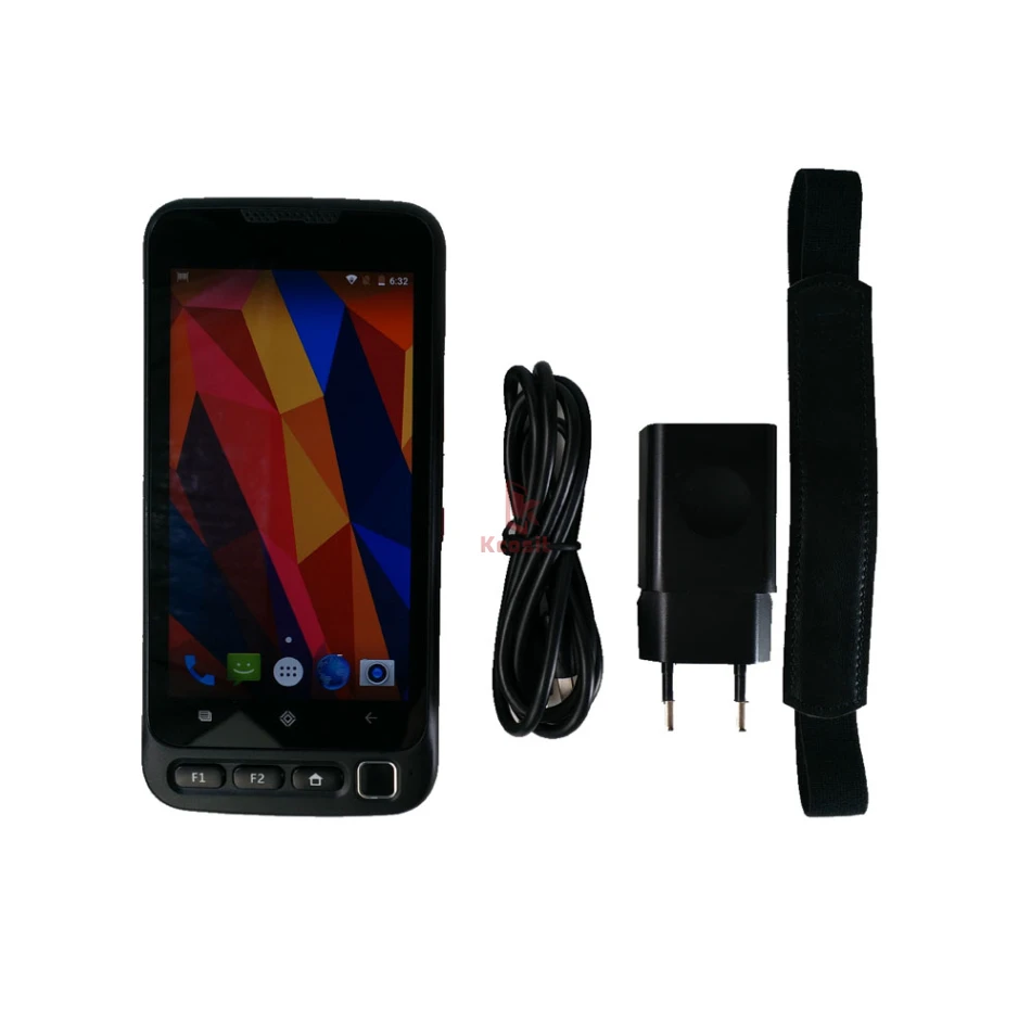 Inventário de Código de Barras Coletor de Dados Dispositivo Handheld Industrial 2d qr Scanner Leitor Android 4g Móvel Nfc Pos Supermercado Pda 1d 17 barcode scanner