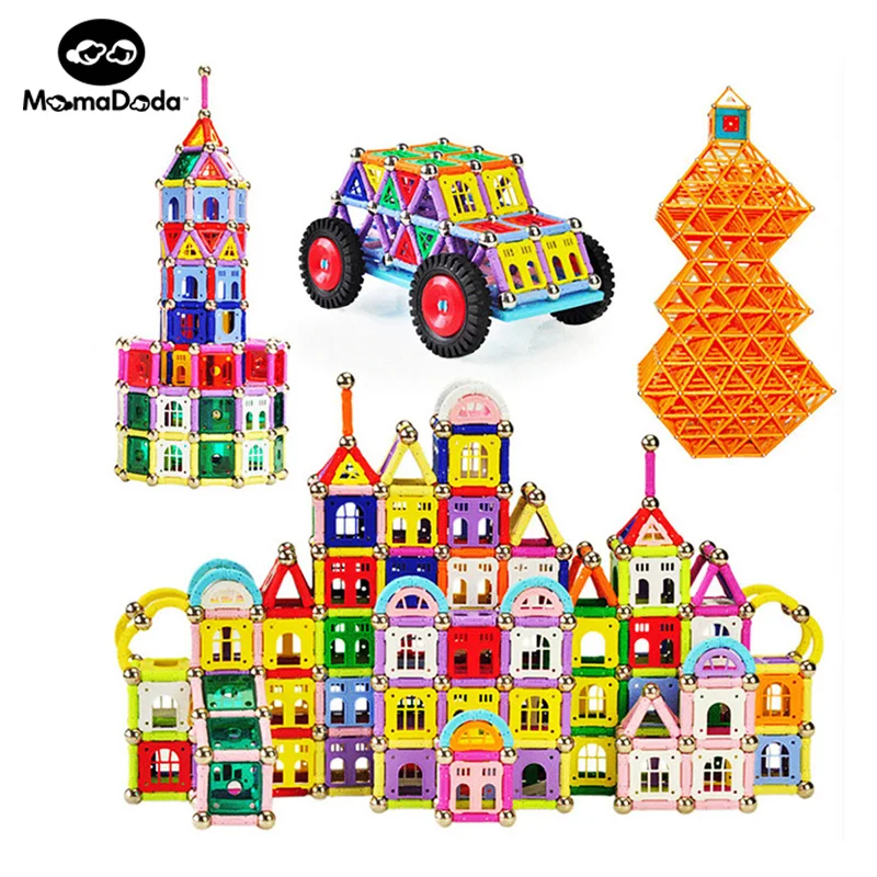 

518pcs Magnetic Building Blocks Toys Kits With Storage Box Designer Construction Toys Learning Educational DIY Toy Gift