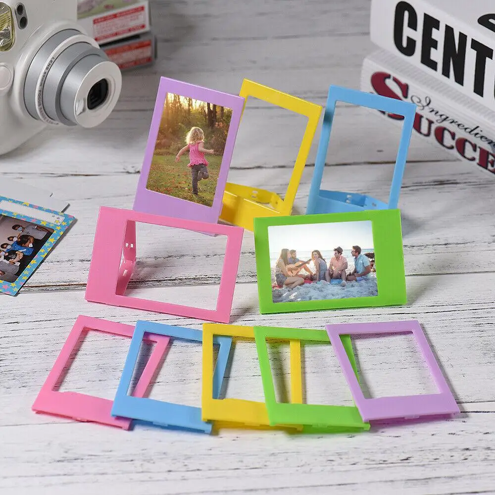 5 шт. пластиковая настольная фоторамка для Fujifilm Instax Mini 9 8 + 7s 70 25 50s 90 SP1 SP2 пленки