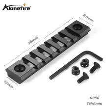 AloneFire D096 " 7 лотов Quick Release QD 15 мм направляющая планка пикаттини Прицел Рейку тактическая винтовка для охоты пистолет область охвата