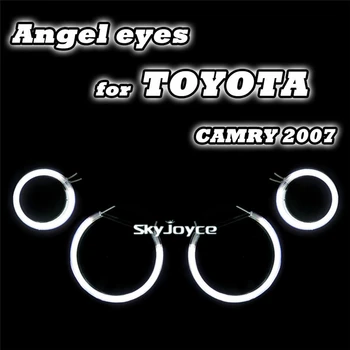 

2016 New 4PCS/set halo rings CCFL angel eyes conversion kits car daytime running styling Accessories for Camry 2007
