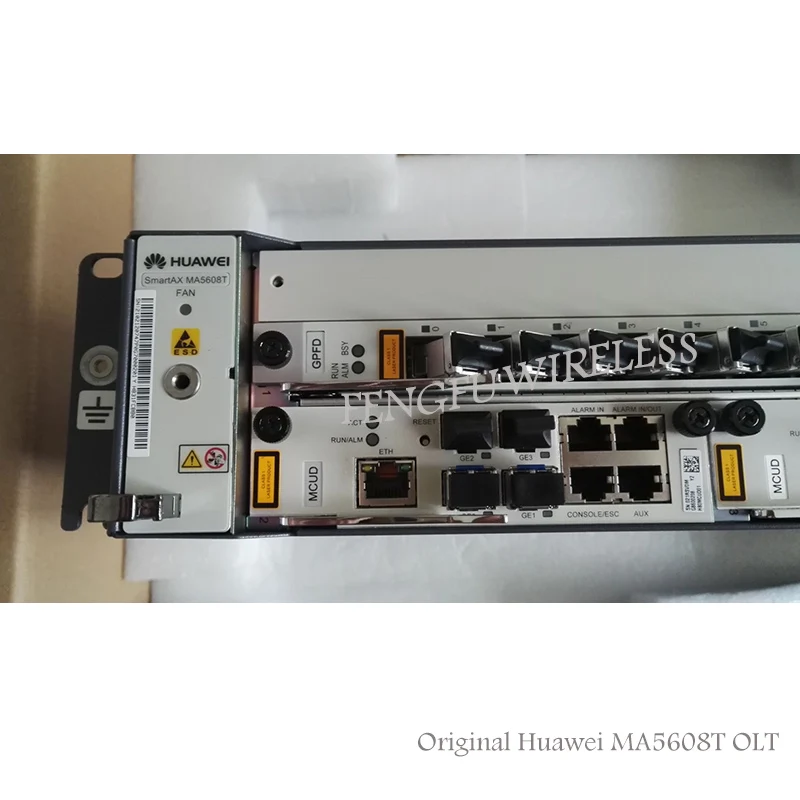 

Best price Original New HW 19 "inch OLT GPON OLT MA5608T DC,1*MPWC Power Line Optical Terminal,1*MCUD 1G control board,GPFD Card