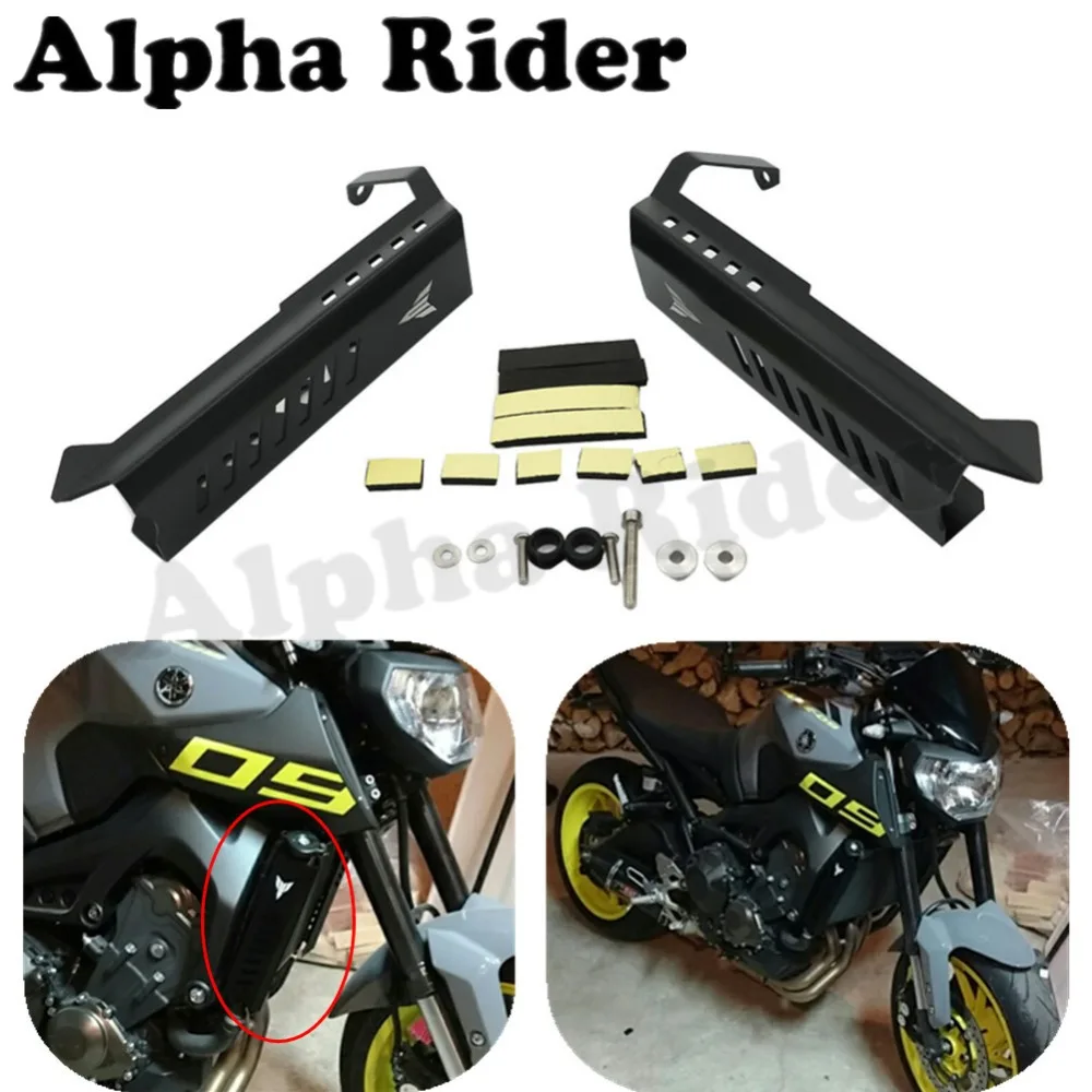 

Motorcycle Radiator Grille Side Mount Guard Cover Frame Fairing Protector for Yamaha MT09 MT-09 FZ09 FZ-09 2014-2016