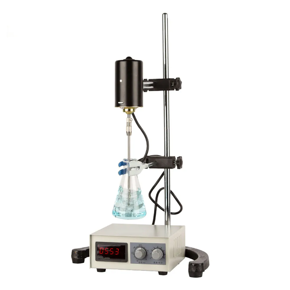 

220V Electric Overhead Stirrer Mixer,Speed measurement,Height-Adjustable Mixer 0-3000 RPM for Lab Mechanical Mixer