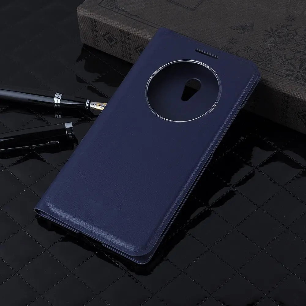 

Original Leather view window covers case For Asus Zenfone 6 Baiwei Protective holster Flip up-down cover case