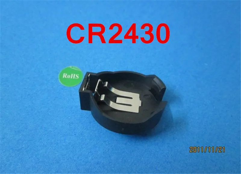 

(5pcs/lot)CR2430 Battery Button Cell Holder Socket,retail+wholesale.
