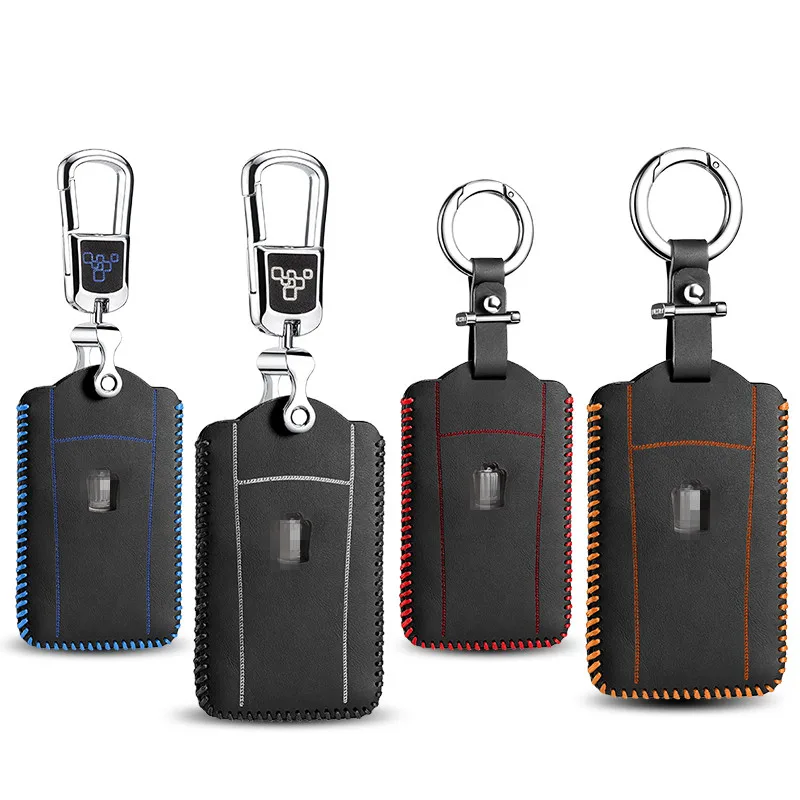 

Leather key cover for Toyota crown 2012 2014 2016 2017 car key case holder new hot sale key2y Free shipping