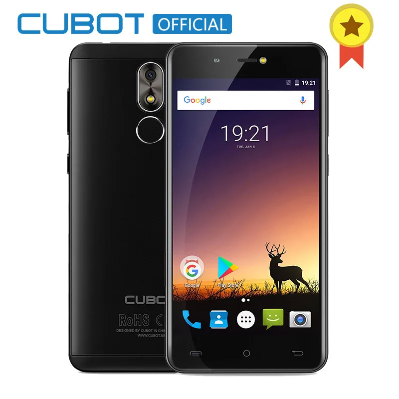 Cubot R9 Quad Core MT6580 Android 7.0 Fingerprint 2GB RAM 16GB ROM ...
