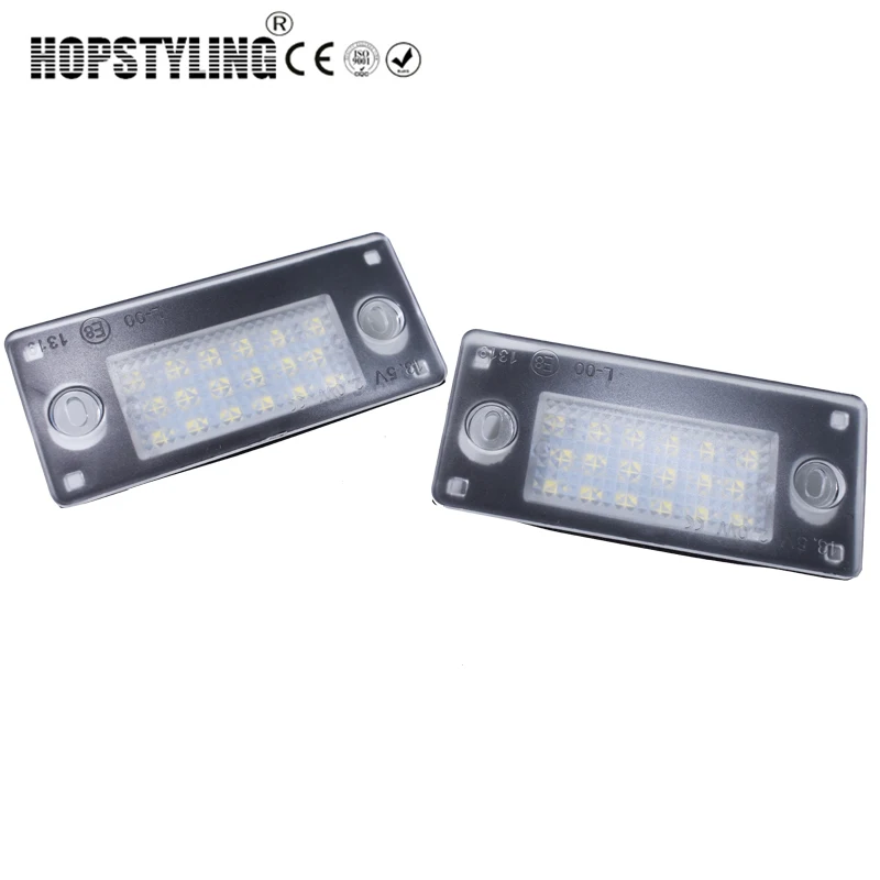 Hopstyling 2 шт./пара 18SMD светодиодный задний номерной знак светильник для Audi A4 S4 Avant RS4 B5 автомобильный аксессуар без кода ошибки