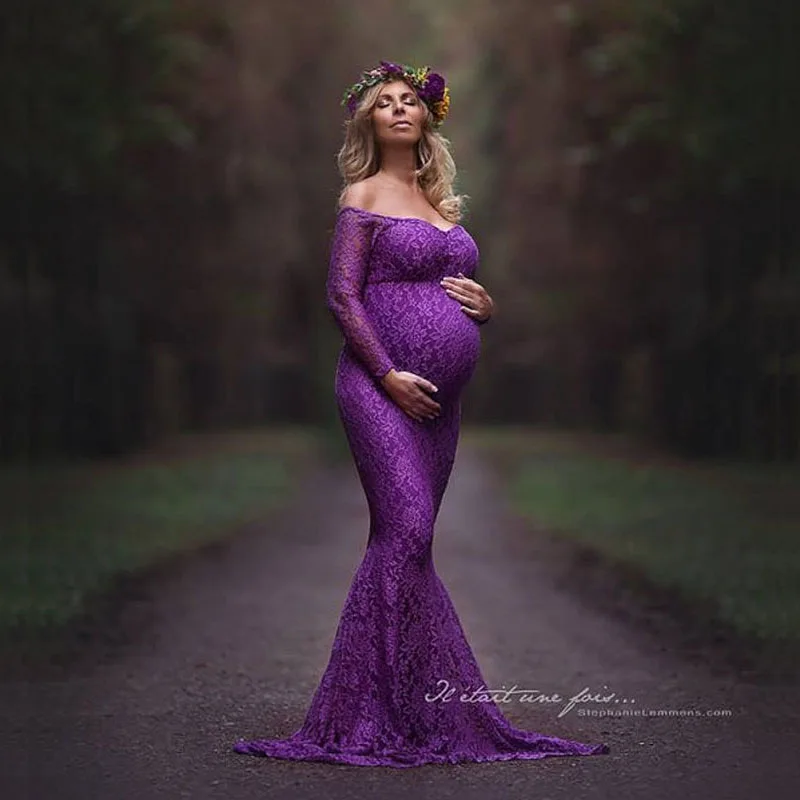 Shoulderless الدانتيل فستان حمل لالتقاط الصور Wq14 الأمومة التصوير الدعائم الحمل اللباس التصوير ماكسي Vestidos Gestante Shoulderless الدانتيل فستان حمل لالتقاط الصور Wq14 الأمومة التصوير الدعائم الحمل اللباس التصوير ماكسي Vestidos Gestante