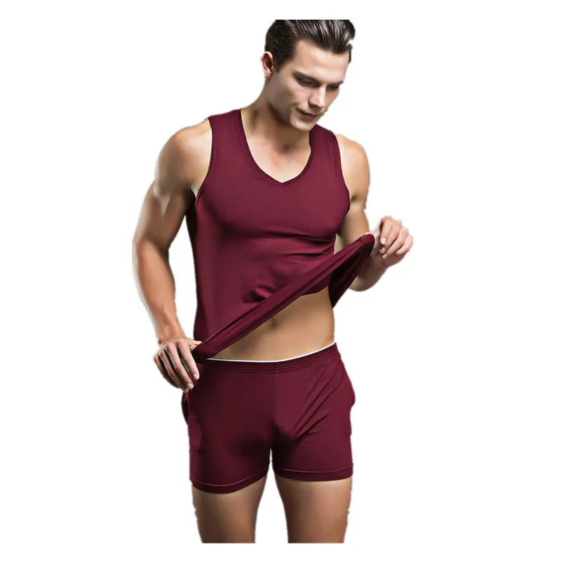 2016 Summer Mens Sexy Sleepwear Men's Cotton Nightwear Brand New