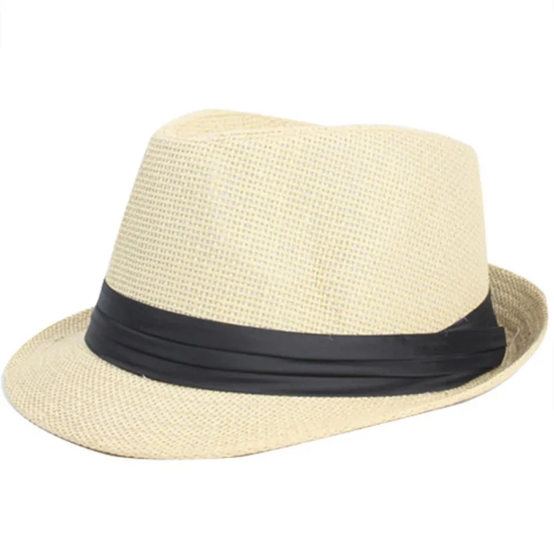 Летняя женская шляпа для отдыха мягкая фетровая шляпа унисекс мужская соломенная шляпа для влюбленных Гангстерская шляпа - Цвет: MI2