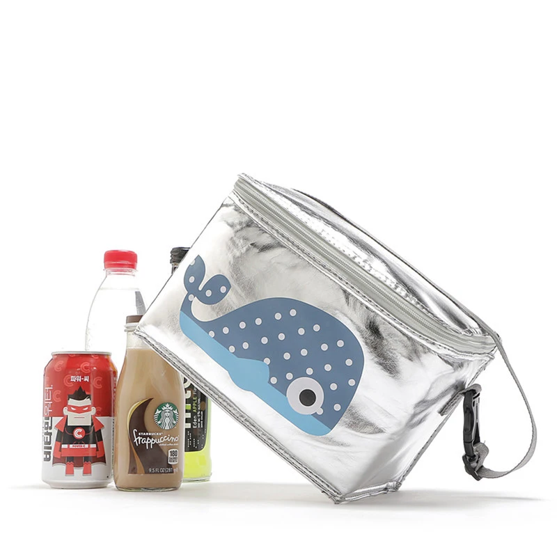 6L Camping Bag Children Food Picnic Cooler Bag Ice Pack PEVA Material