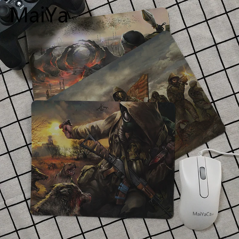 

Maiya High Quality Stalker Game Anti-Slip Durable Silicone Computermats Smooth Writing Pad Desktops Mate gaming mouse pad